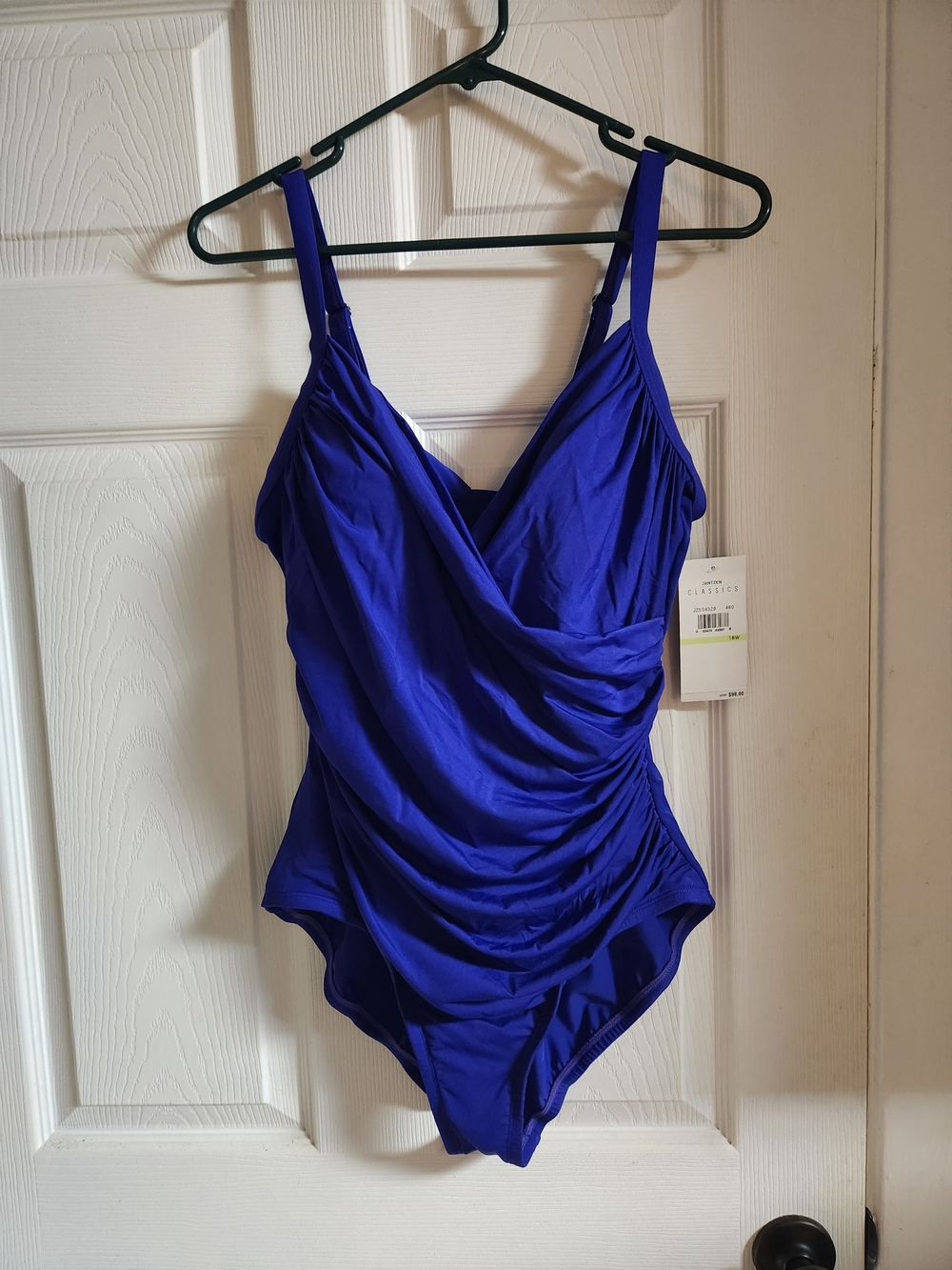 Jantzen Cobalt Blue One-Piece Swimsuit